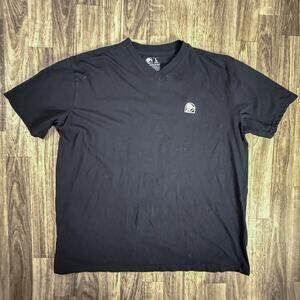 Taco Bell Men’s Large T-Shirt Black Rainbow Logo Back Crew Uniform Promo Tee